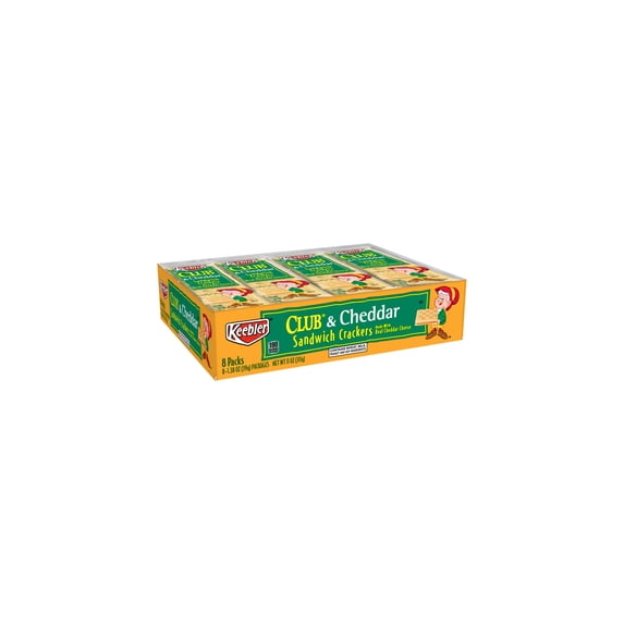 Kellogg's Keebler Club and Cheddar Sandwich Crackers (Pack of 5)