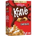 thumbnail image 1 of Kellogg's Krave Breakfast Cold Cereal, 7 Vitamins and Minerals, Made with Whole Grain, Chocolate, 11.4oz Box (1 Box), 1 of 13