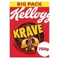 thumbnail image 1 of Kellogg's Krave Chocolate Hazelnut Breakfast Cereal 750g, Imported from Britain, 1 of 3