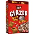 thumbnail image 1 of Kellogg's Krave Glazed Donut Holes Glazed Chocolate Breakfast Cereal Family Size Box, 17 oz, 1 of 13