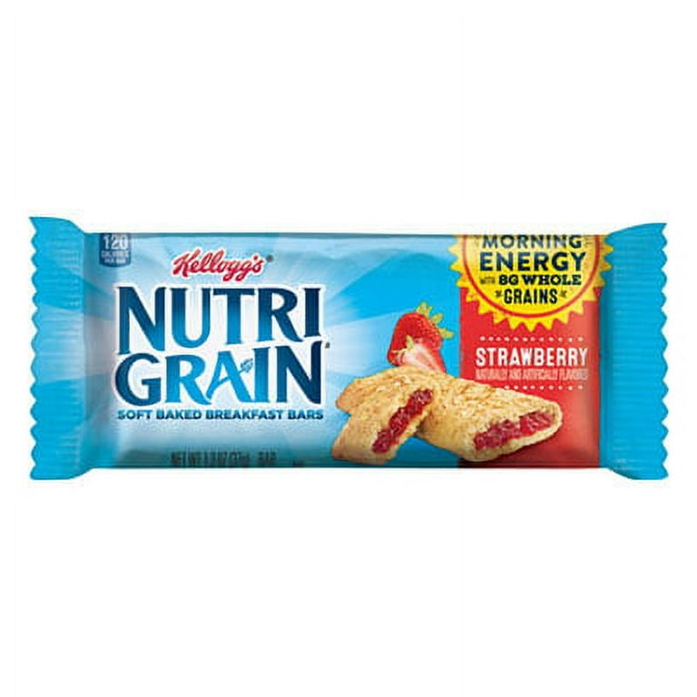 Nutri-Grain Soft Baked Breakfast Bars, Strawberry, Indv Wrapped 1.3 oz Bar, 16/Box Nutri-Grain Soft Baked Breakfast Bars, Strawberry, Indv Wrapped 1.3 oz Bar, 16/Box