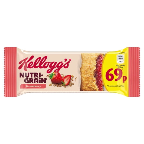 Kellogg's Nutri Grain Strawberry 37g (pack of 25)