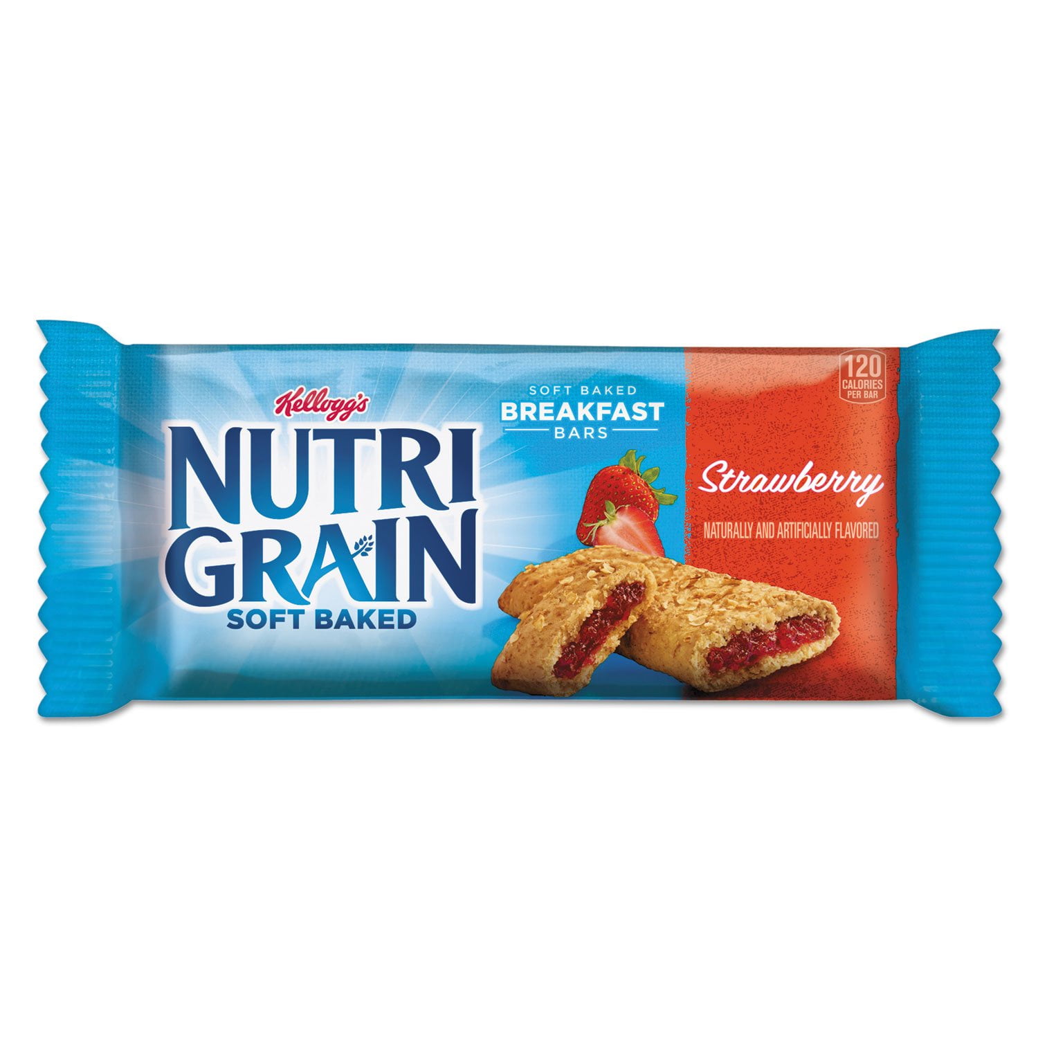 Kellogg's, NutriGrain Strawberry Cereal OIF8 Bars, Single