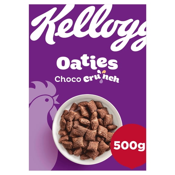 Kellogg's Oaties Chocolate Breakfast Cereal 500g, Imported from Britain