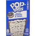 thumbnail image 1 of Kellogg's Pop Tarts FROSTED COOKIES & CREME Toaster Pastries 8 Count 13.5 oz Box, 1 of 3