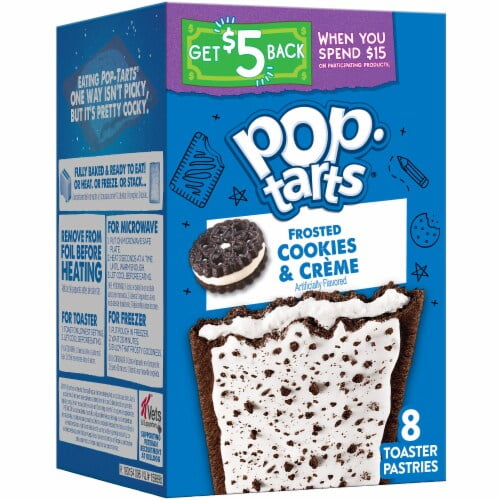 Kellogg's Pop-Tarts Frosted Cookies and Creme Toaster Pastries-8 ct