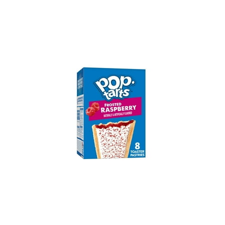 Kellogg's Pop-Tarts Frosted Raspberry Toaster Pastries (Pack of 16)