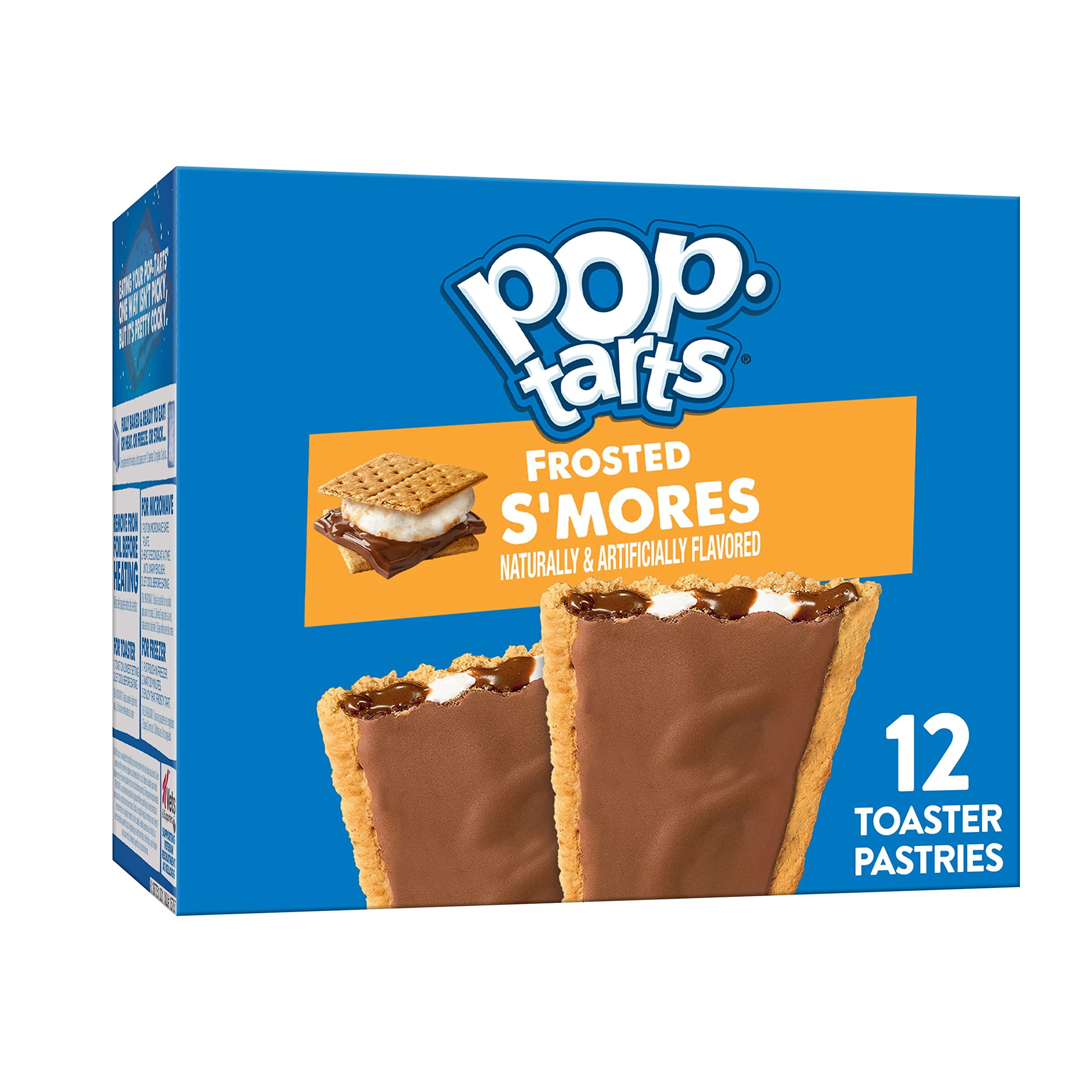 Pop-Tarts Kellogg's Frosted S'mores Toaster Pastries (Pack of 18)
