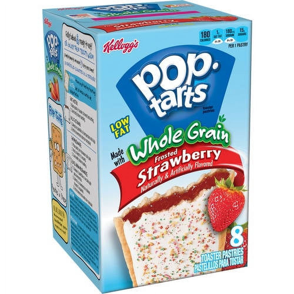 Kellogg's Pop-Tarts Frosted Strawberry Low Fat Toaster Pastries