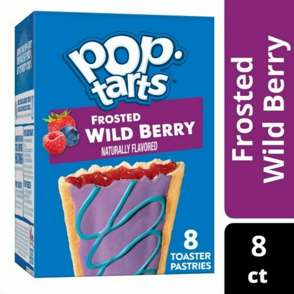 Kellogg's Pop-Tarts Frosted Wild Berry Toaster Pastries-8 ct