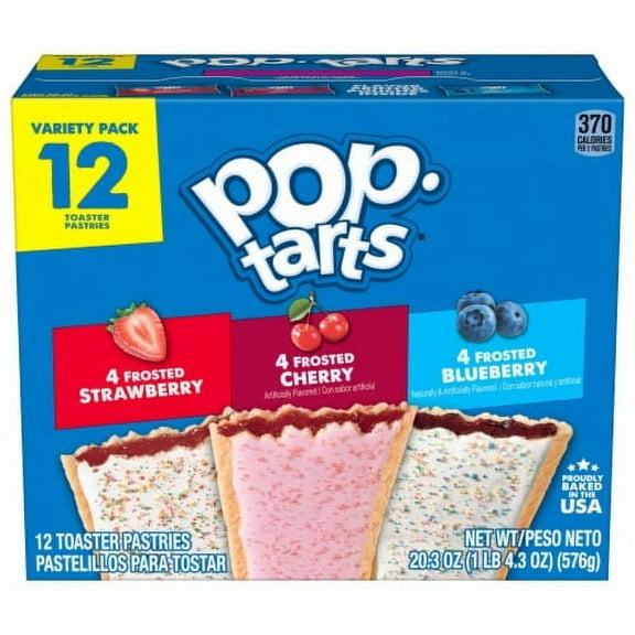Kellogg's Pop Tarts Stawberry Cherry & Blueberry