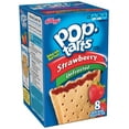 thumbnail image 1 of Kellogg's Pop-Tarts, Strawberry, Unfrosted (Pack of 12), 1 of 6