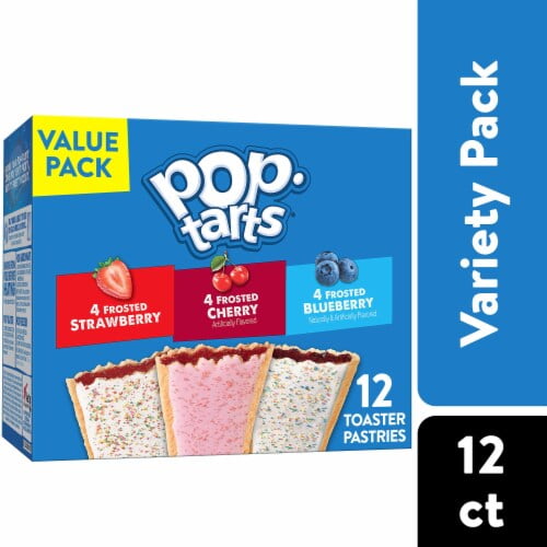 Kellogg's Pop-Tarts Toaster Pastries Variety Pack 12 ct - Pack of 2