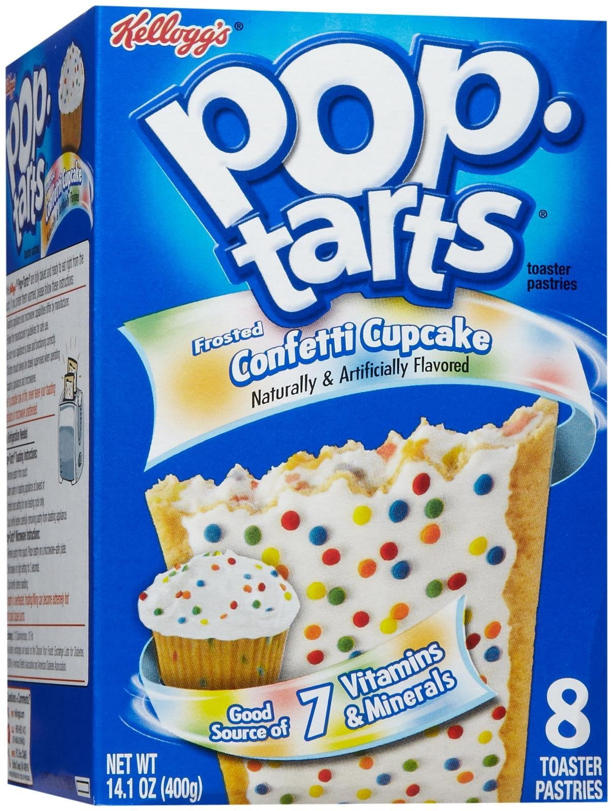 Kellogg's, Pop Tarts Toaster TMA3 Pastries Confetti Cupcake 8 Count ...