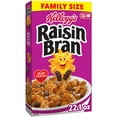 thumbnail image 1 of Kellogg's Raisin Bran Breakfast Cereal, Fiber Cereal, Family Breakfast, Family Size, Original, 22.1oz Box (1 Box) pack of 6, 1 of 5