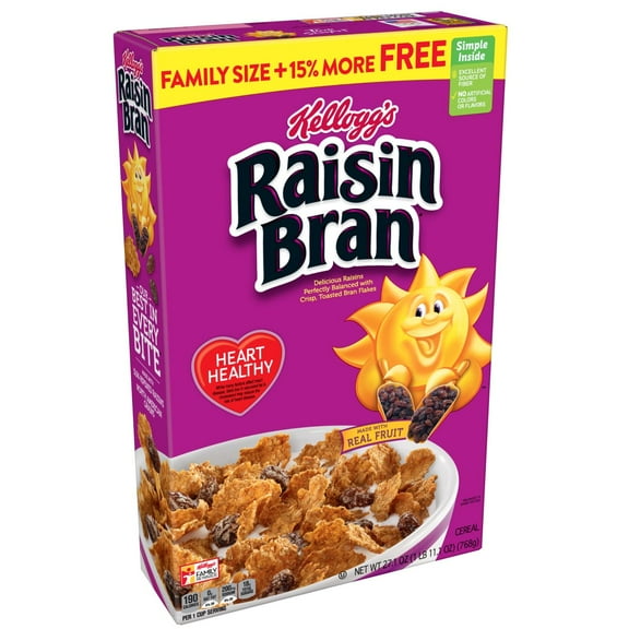 Kellogg's Raisin Bran, Breakfast Cereal, Original, 27.1 Oz