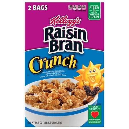 Kellogg's Raisin Bran Crunch, 56.6 Ounce