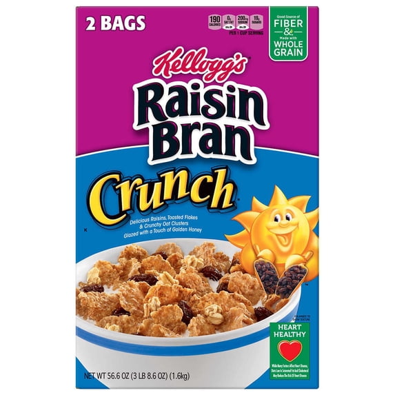 Kellogg's Raisin Bran Crunch, 56.6 Ounce