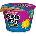 thumbnail image 1 of Kellogg's Raisin Bran Crunch Breakfast Cereal Cups, Family Breakfast, Fiber Cereal, Original, 2.8oz Cup (1 Cup), 1 of 11