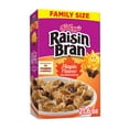 Kellogg's Raisin Bran Maple Cold Breakfast Cereal, Family Size, 21.6 oz
