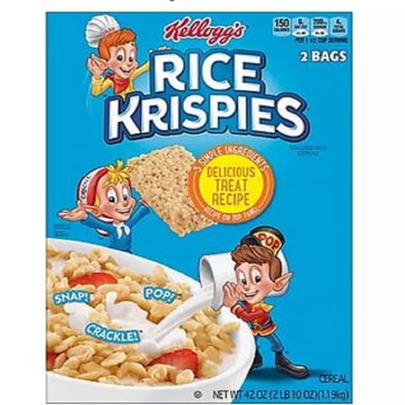 Kellogg's Rice Krispies Breakfast Cereal (42 oz., 2 pk.)Kellogg's Rice Krispies Breakfast Cereal (42 oz., 2 pk.)