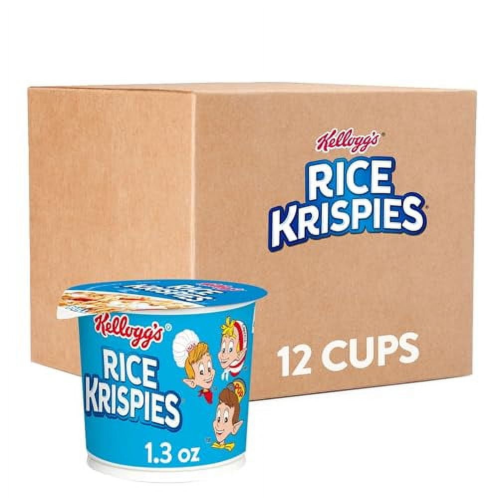 Kellogg's Rice Krispies Breakfast Cereal Cups, Kids Snacks, Cereal Cup