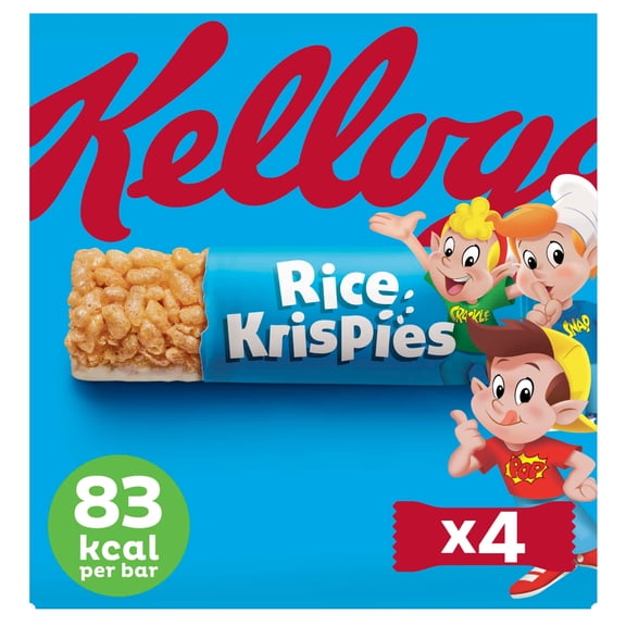 Kellogg's Rice Krispies Cereal Milk Bars Multipack 4x20g, Imported from Britain