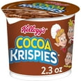 thumbnail image 1 of Kellogg's Rice Krispies Cocoa Krispies Cereal Cup - 2.3 oz- Pack of 2, 1 of 1
