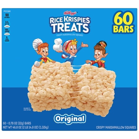 Kelloggs Rice Krispies Treats 0.78 oz 60-count