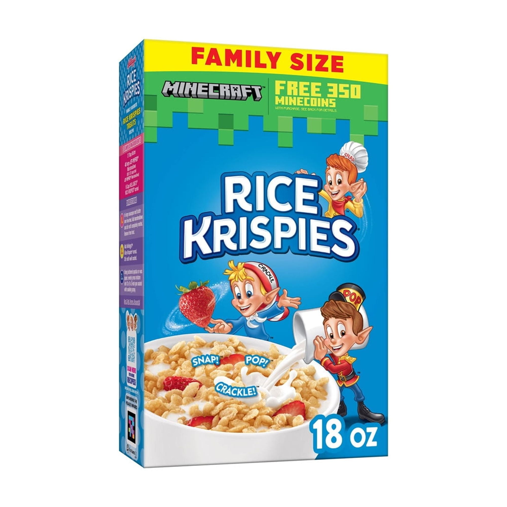 Kellogg's Rice Krispies Original Breakfast Cereal (Pack of 18)