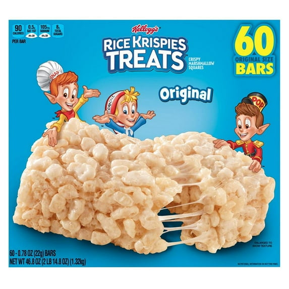 Kellogg's Rice Krispies Treats, 60 ct.