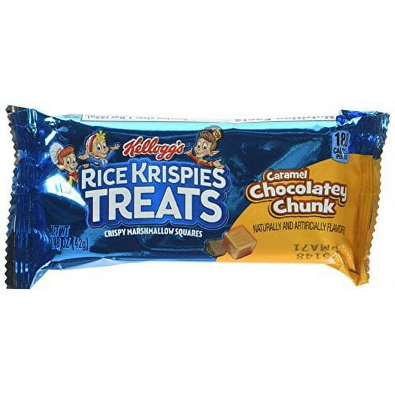 Kellogg's Rice Krispies Treats Caramel Chocolatey Chunk Treats Twenty 1.4 Ounce Bars