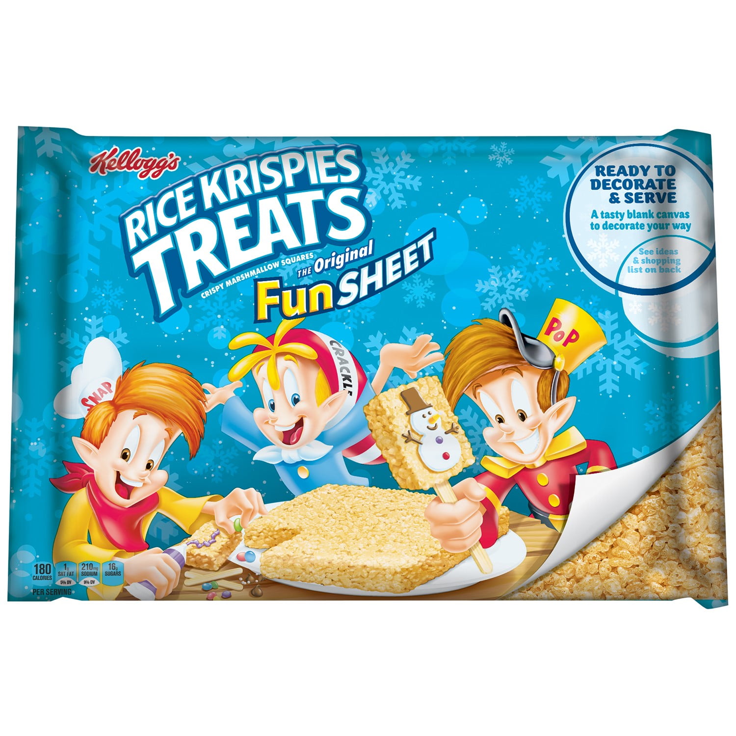 Kellogg's Rice Krispies Treats Fun Sheet, 32 Oz