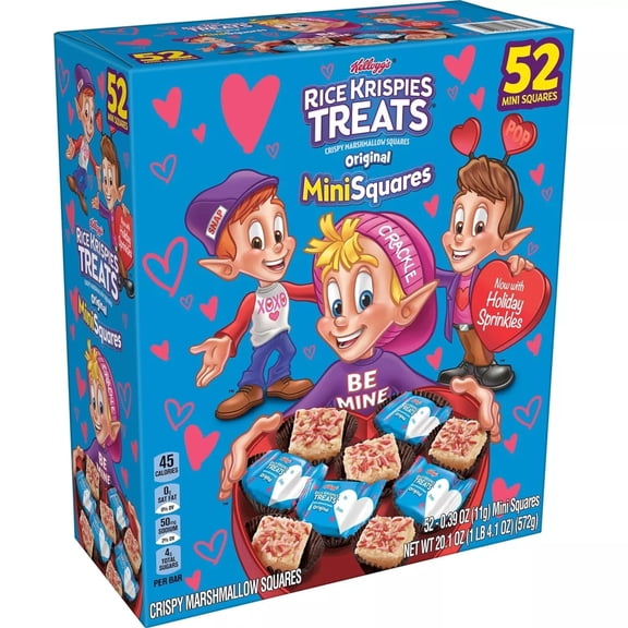 Kellogg's Rice Krispies Treats Valentine's Day Minis (52 Count)