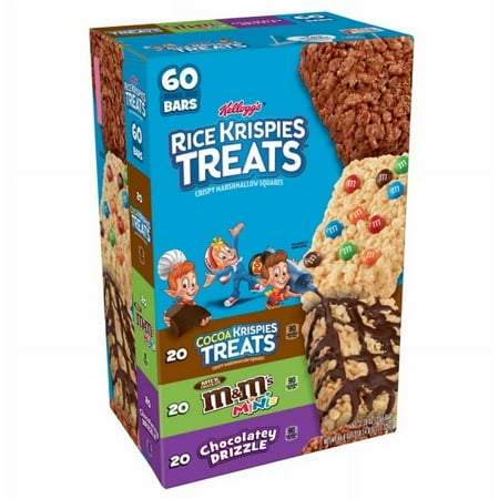Kellogg's Rice Krispies Treats Variety Pack, 60 ct.