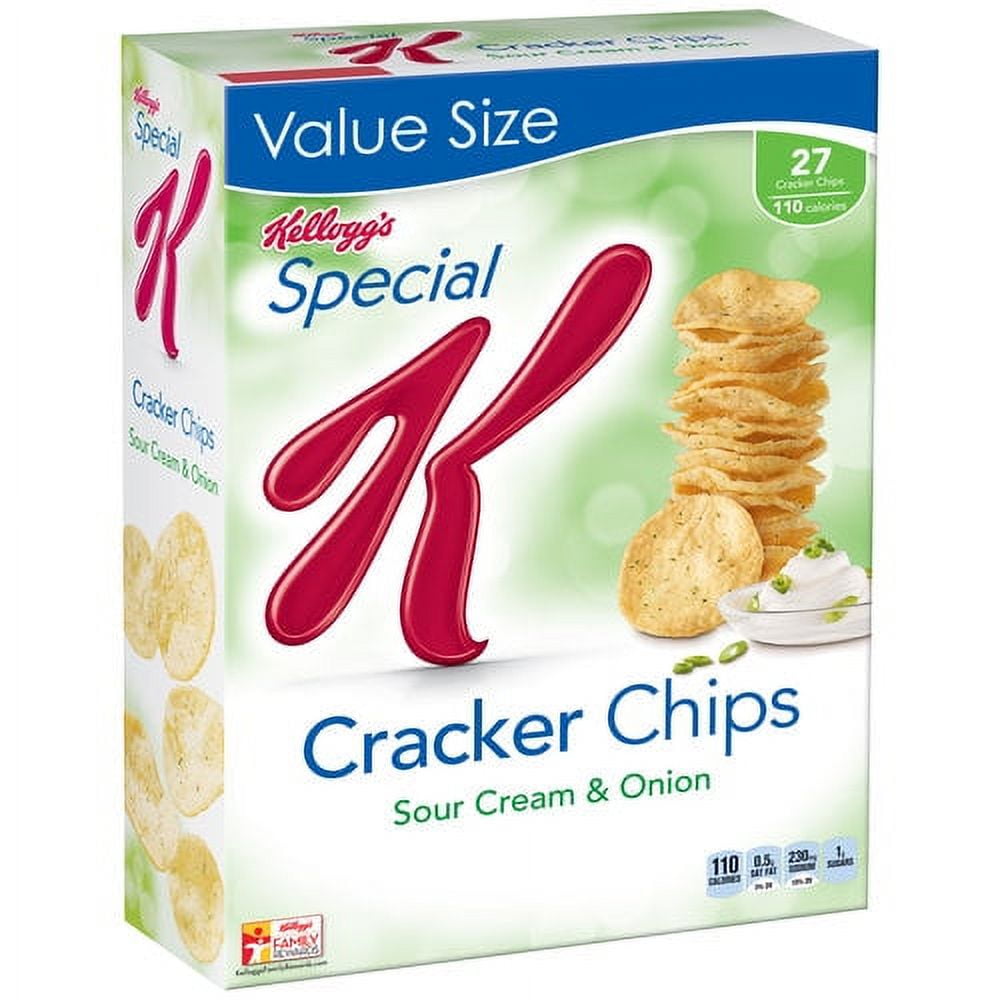 Kellogg's Special K Baked Sour Cream & Onion Cracker Chips, 6 Oz
