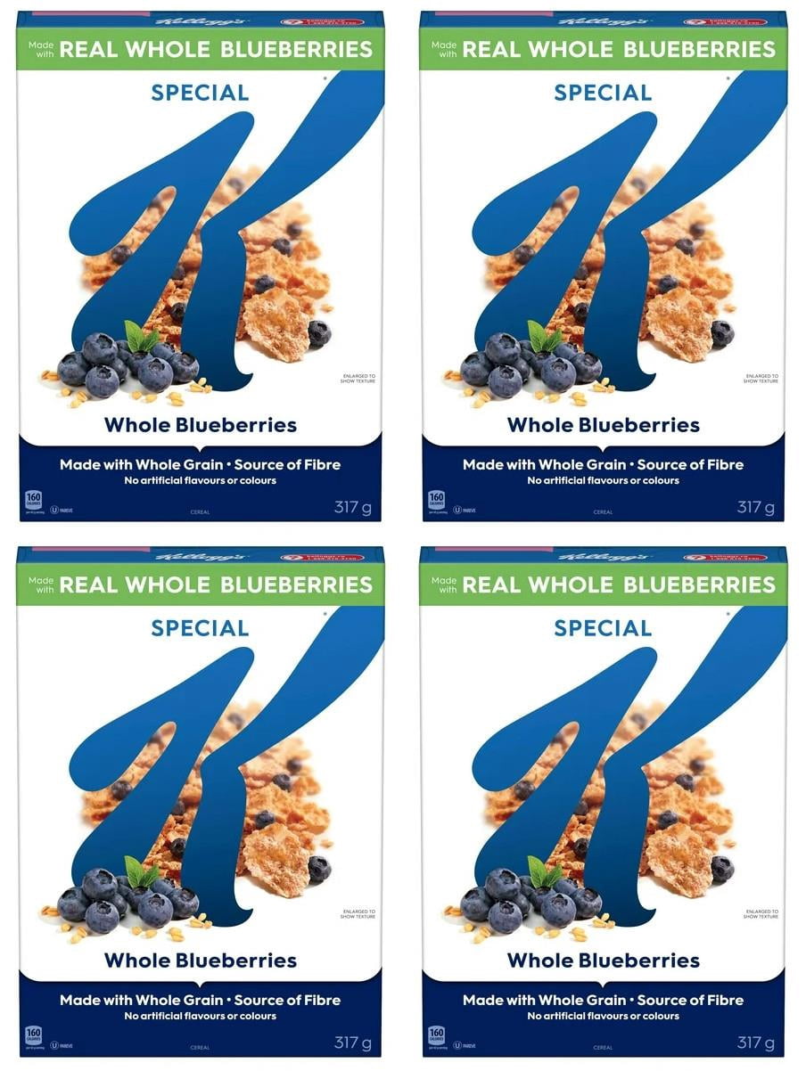 Kellogg's Special K Blueberry Cereal, 317g (4 Pack)