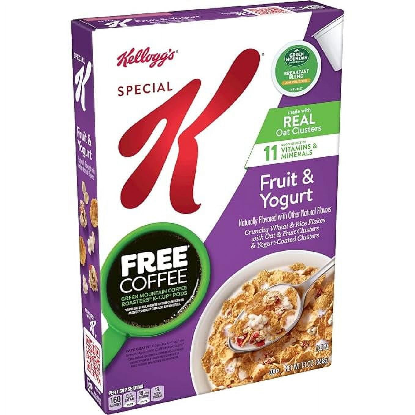 Kellogg's Special K Breakfast Cereal, Family Breakfast, Fiber Cereal