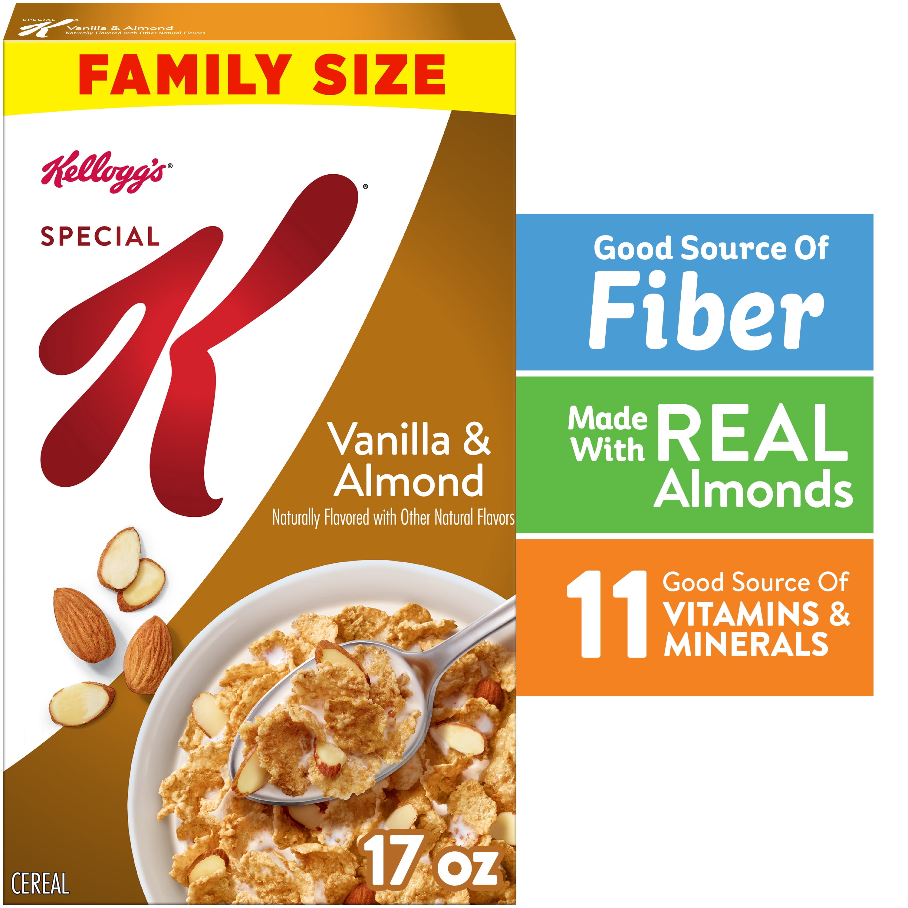 Kellogg's Special K Cereal Variety Pack - Red Berries & Fruit Yogurt Family Size 3 Boxes