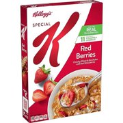 Kellogg's Special K Breakfast Cereal, Fiber Cereal, Family Breakfast, Red Berries, 11.4oz Box (1 Box)