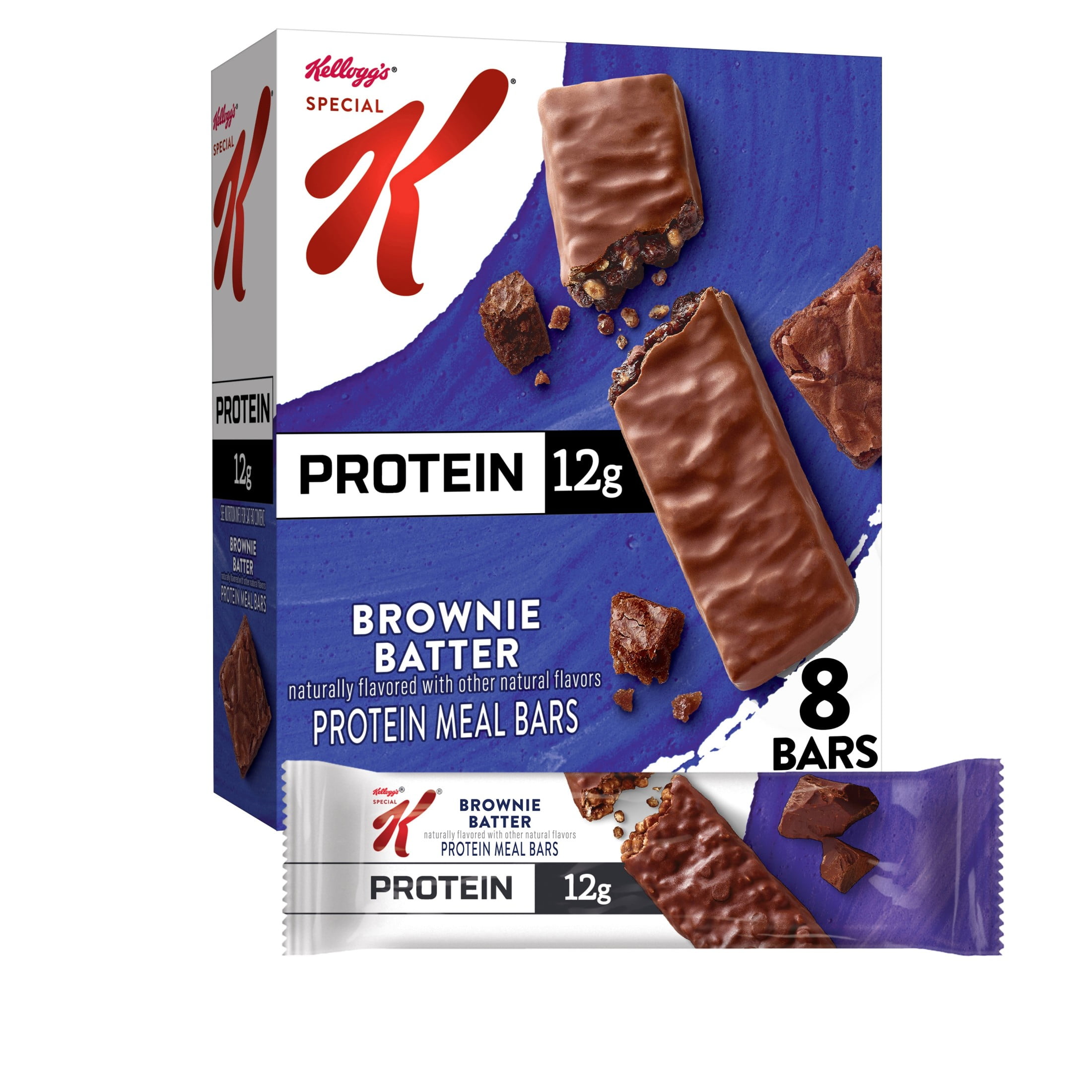 Special K Bar Protein Meal Bars, Brownie Batter, 8 Count