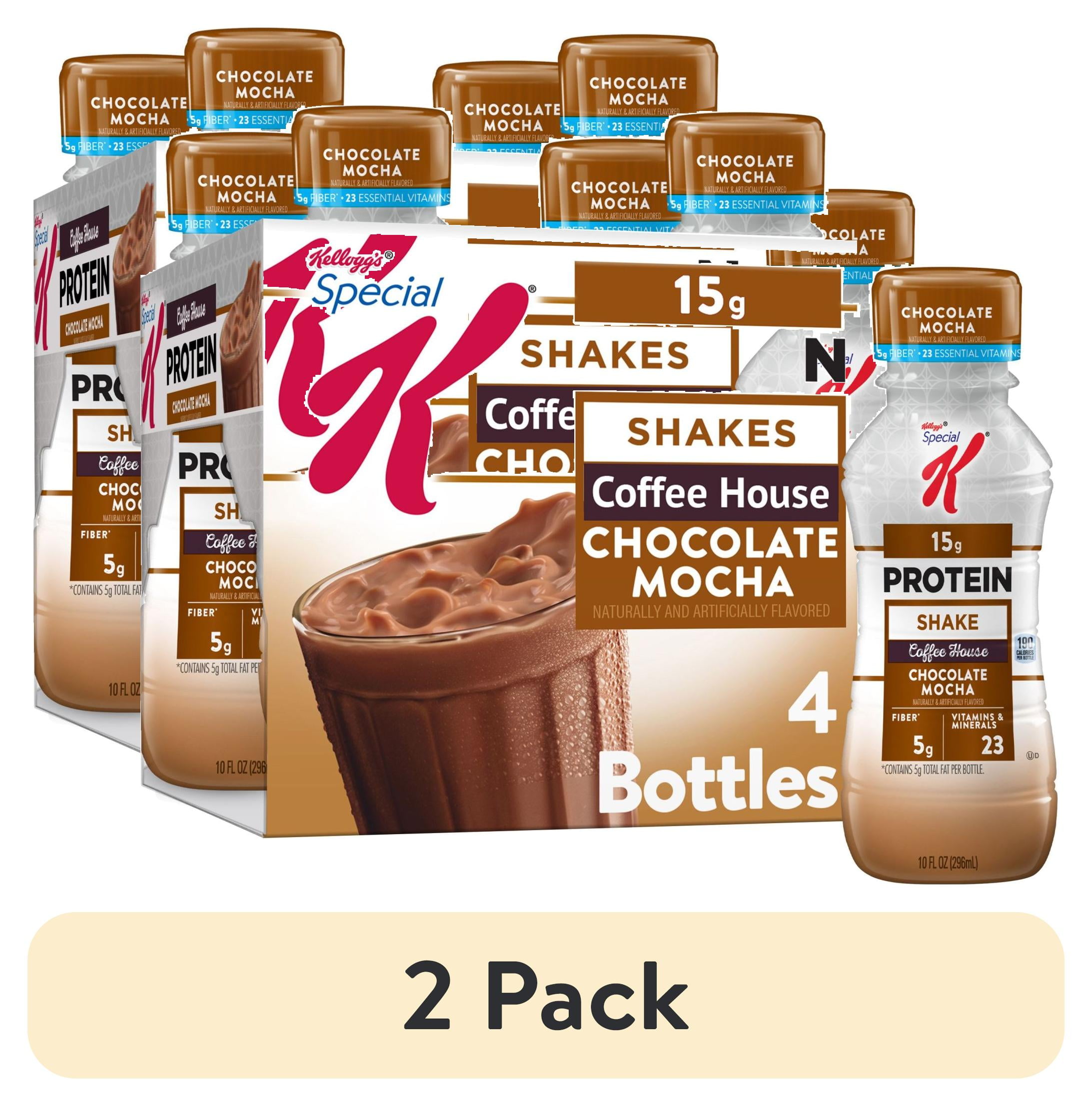 (2 pack) Kellogg's Special K Chocolate Mocha Protein Shakes, Gluten
