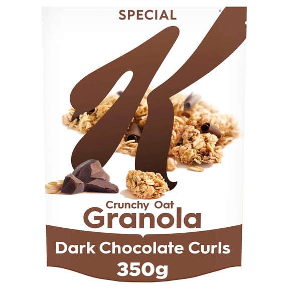 Kellogg's Special K Dark Chocolate Granola 350G, Imported from Britain