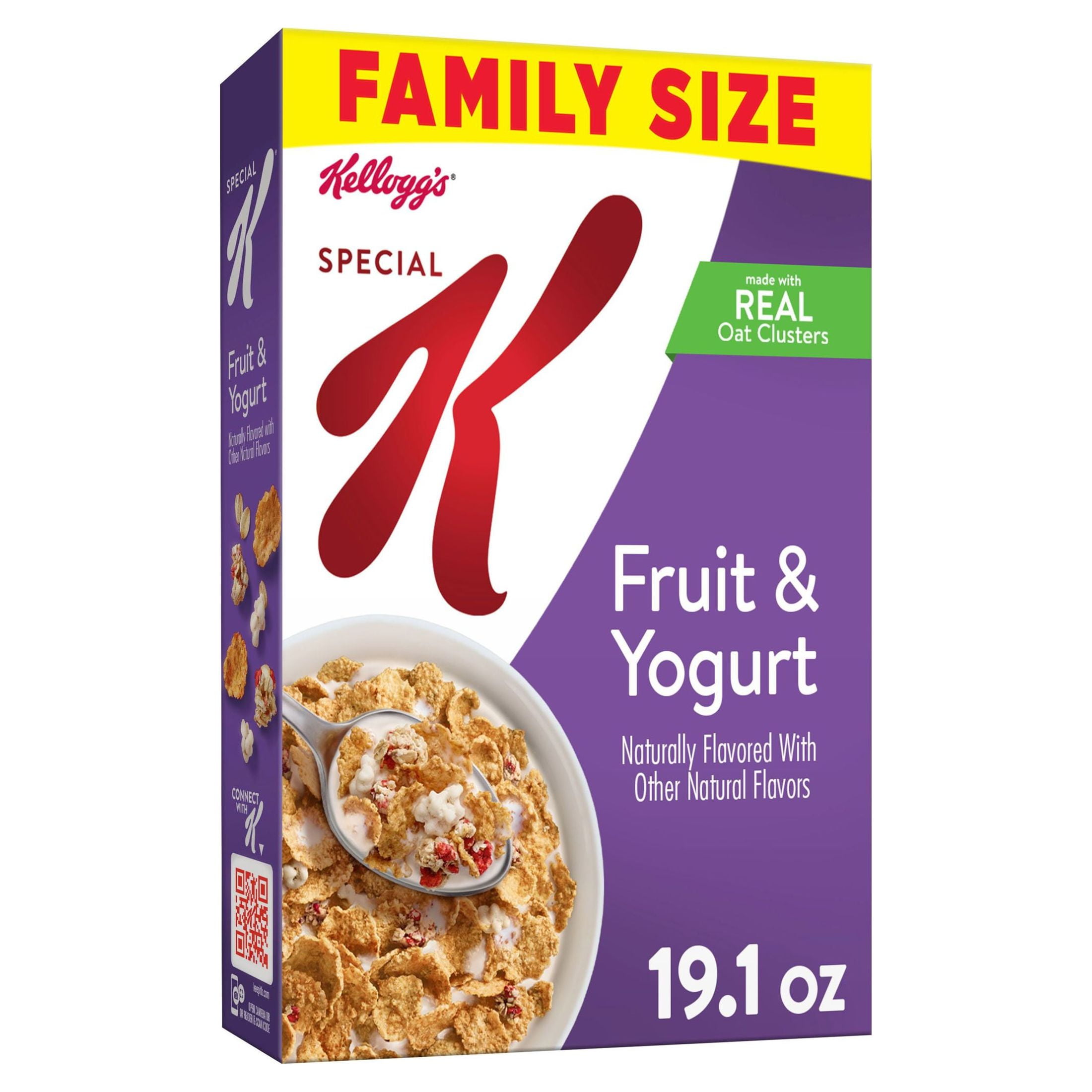 Discontinued Version) Kelloggs Special K, Breakfast Cereal, Fruit And  Yogurt, Value Size, 19.1Oz Box 