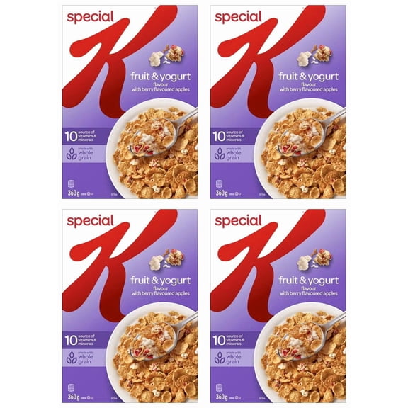 Kellogg's Special K Fruit and Yogurt Cereal, 360g (4 Pack)