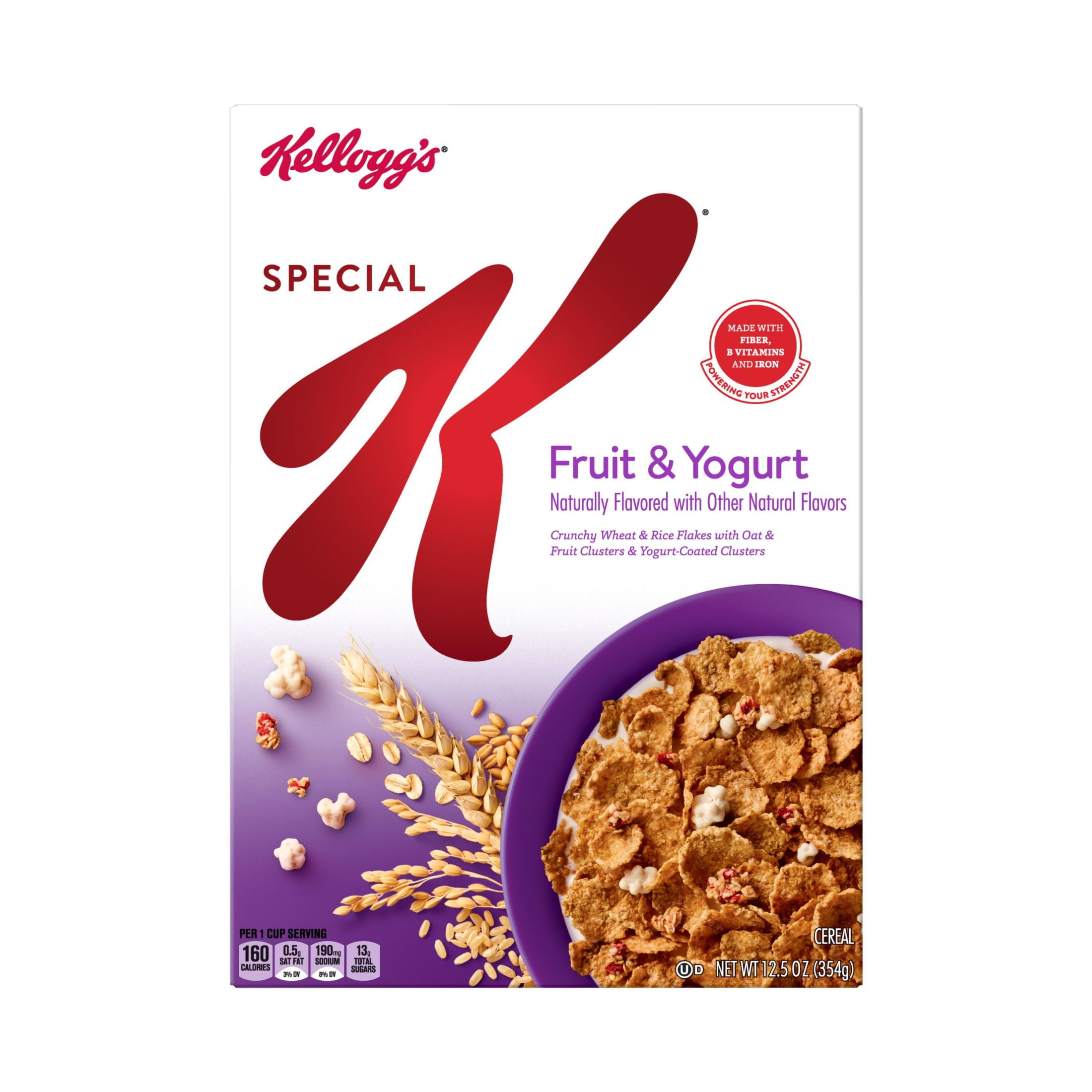 Kellogg's Special K Fruit and Yogurt Breakfast Cereal, Family Size, 19.1 oz  Box 
