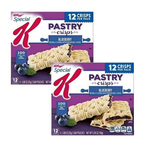 Kellogg's Special K Pastry Crisps Blueberry 5.28 oz (2 pack)