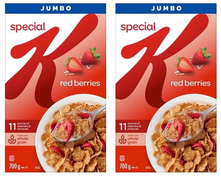 Kellogg's Special K Red Berries, Jumbo, 700g (2 Pack) - Walmart.com
