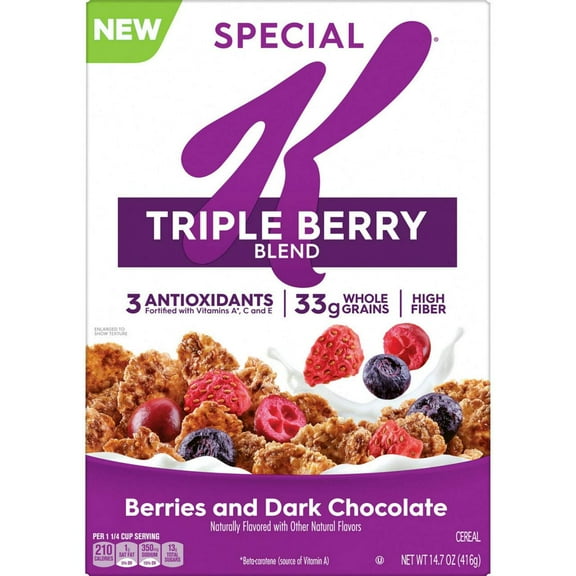 Kellogg's Special K Triple Berry Blend Cereal - 14.7 oz (Packaging May Vary)