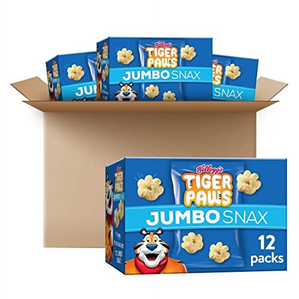 Kellogg's Tiger Paws Jumbo Snax Cereal Snacks, Kellogg's Frosted Flakes